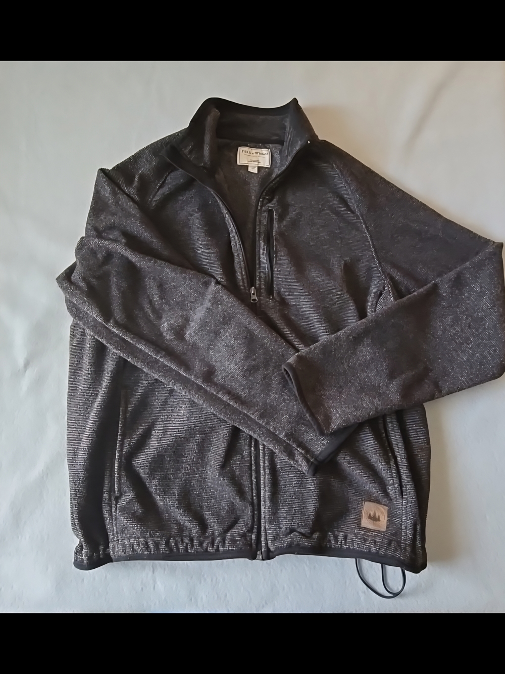 Field & Stream Charcoal Heather Full Zip Pullover